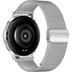Forcell F-Design FS11 Λουράκι Μεταλλικό Silver (Universal 22mm)