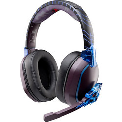 Lexip Madara Destruction Naruto Shippuden Ασύρματο Gaming Headset Over Ear Purple Blue