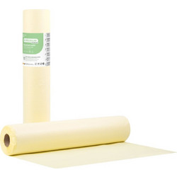 Bournas Medicals SoftCare Premium Standard Εξεταστικό Ρολό Πλαστικοποιημένο 58cm x 50m Κίτρινο