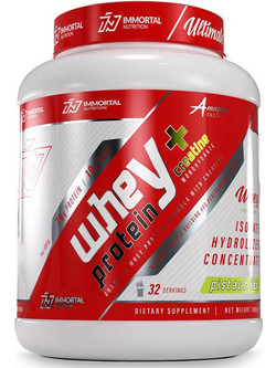Immortal Nutrition Whey & Creatine Pistachio Πρωτεΐνη Ορού Γάλακτος Γράμμωσης 1kg