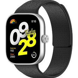 Techsuit W016 Λουράκι Σιλικόνης Black (Xiaomi Smart Band 9 Pro / 8 Pro / Redmi Watch 4 / Watch 5)