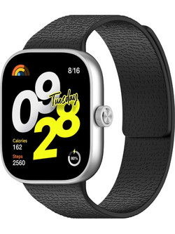 Techsuit W016 Λουράκι Σιλικόνης Black (Xiaomi Smart Band 9 Pro / 8 Pro / Redmi Watch 4 / Watch 5)