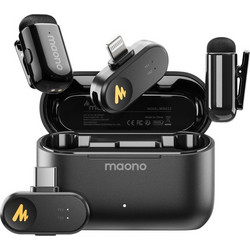 Maono WM622 PBC2 Σετ 2 Μικρόφωνα Πέτου USB-C / Lightning