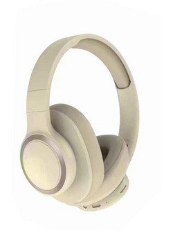 Leewello LW-85 Ασύρματα Bluetooth Ακουστικά Over Ear Μπεζ
