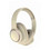 Leewello LW-85 Ασύρματα Bluetooth Ακουστικά Over Ear Μπεζ