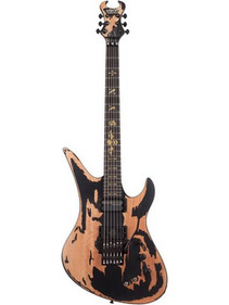 Schecter Synyster Gates Ηλεκτρική Κιθάρα 4/4 Heavy με Μαγνήτες HH & Ταστιέρα Ebony Distressed Satin Black