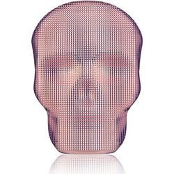 Tangle Angel Rebel Pink Chrome Skull Βούρτσα Μαλλιών για Ξεμπέρδεμα Ροζ
