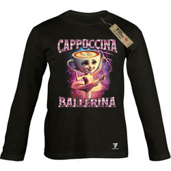 Takeposition Ballerina Cappuccina Παιδικό T-Shirt Μακρυμάνικο Μαύρο 814-1431