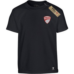 Takeposition Moto Ducat Παιδικό T-Shirt Κοντομάνικο Μαύρο 214-806-9039