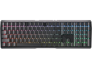 Cherry MX 3.0S Ασύρματο Μηχανικό Gaming Πληκτρολόγιο με Cherry MX Red Διακόπτες RGB Black