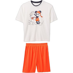 Gap Disney Παιδική Πιτζάμα Βαμβακερή Καλοκαιρινή Μπεζ Πορτοκαλί 723391000