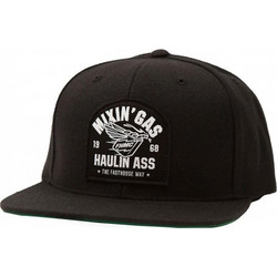 Fasthouse Mixin Ανδρικό Καπέλο Jockey Snapback Υφασμάτινο Μαύρο 6037-00