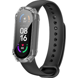 Techsuit Defense360 Pro Πλαστική Θήκη με Προστασία Οθόνης για Xiaomi Mi Band 7 / 7 NFC Διαφανής