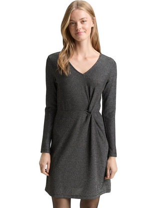 Tom Tailor Mini Βραδινό Φόρεμα Ανθρακί 1049518-34029