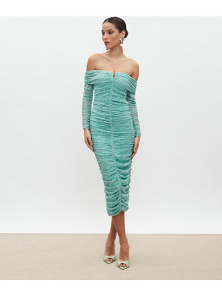 Mix & Match Louise Maxi Φόρεμα για Γάμο / Βάπτιση Βεραμάν SS2511