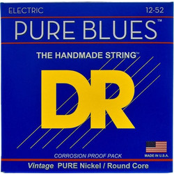 DR Strings Pure Blues PHR-12 Σετ 6 Χορδές Ηλεκτρικής Κιθάρας 12-52" Extra Hard Tension