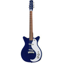 Danelectro 59M NOS+ Ηλεκτρική Κιθάρα Double Cut με Μαγνήτες SS & Ταστιέρα Pau Ferro Blue Metalflake
