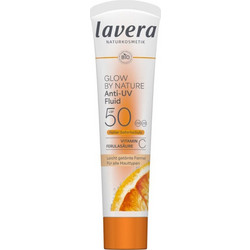 Lavera Glow by Nature Anti-UV Αντηλιακό Γαλάκτωμα Προσώπου Κατά των Πανάδων SPF50+ 40ml