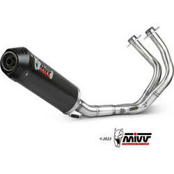 MIVV Oval Σετ Εξάτμισης για Kawasaki Z 650 με Σιγαστήρα Carbon