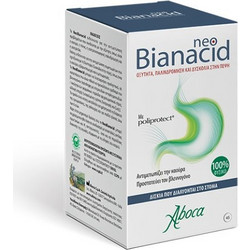 Aboca Neo Bianacid Lemon Πεπτικό Βοήθημα 14 Ταμπλέτες