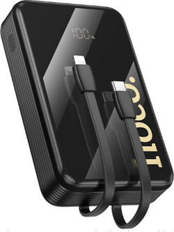 Hoco Q37 Power Bank 10000mAh 22.5W με Θύρα USB-A & Θύρα USB-C Power Delivery Black