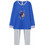 Cool Παιδική Πιτζάμα Βαμβακερή Χειμωνιάτικη Royal Blue Γκρι F51595-10