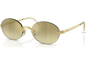 Ray-Ban RB3929 001/7I Γυναικεία Γυαλιά Ηλίου Οβάλ Μεταλλικά Χρυσά με Καφέ Φακό