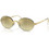 Ray-Ban RB3929 001/7I Γυναικεία Γυαλιά Ηλίου Οβάλ Μεταλλικά Χρυσά με Καφέ Φακό