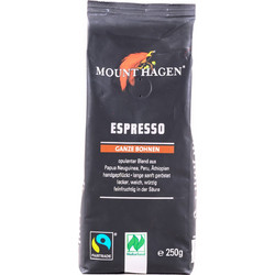 Mount Hagen Fair Trade Bio Καφές Espresso σε Κόκκους 250gr