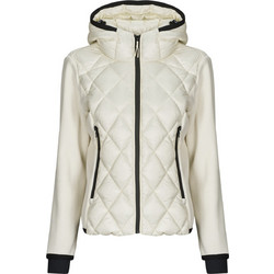 Superdry Γυναικείο Μπουφάν Puffer Μακρύ Λευκό W5012030A-71D