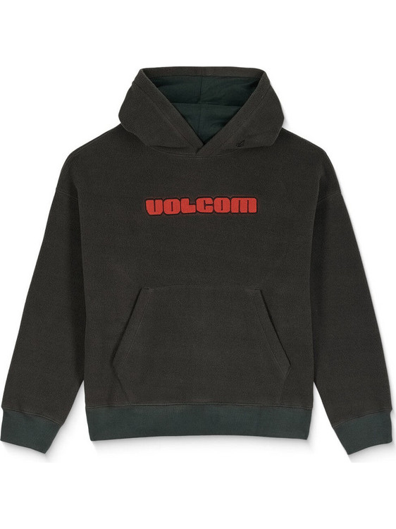 Volcom Παιδικό Φούτερ με Κουκούλα Μαύρο C4132503-RIB