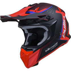 Pull-In MX Master Red Black Blue Κράνος Μηχανής Motocross 1350gr