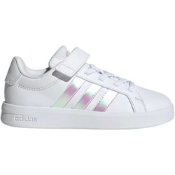 Adidas Grand Court 3.0 Παιδικά Sneakers Λευκά Ασημί JQ1988
