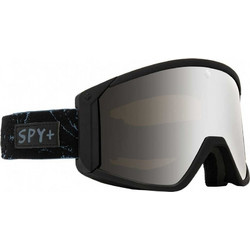 SPY Raider 3100000000045 Μάσκα Σκι & Snowboard Ενηλίκων Μαύρη με Φακό Καθρέπτη Aσημί
