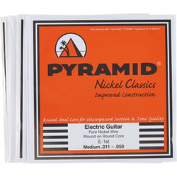 Pyramid Nickel Classics Σετ 6 Χορδές Ηλεκτρικής Κιθάρας Pure Nickel 11-50" Medium Tension