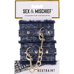 Sex & Mischief Couqar Fur Χειροπέδες