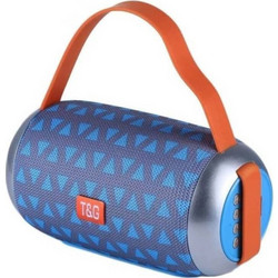 T&G TG-112 Ηχείο Bluetooth 10W με Ραδιόφωνο Γαλάζιο Γκρι