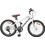 vidaXL 42009747 Παιδικό Ποδήλατο Πόλης 24" με 6 Ταχύτητες Λευκό