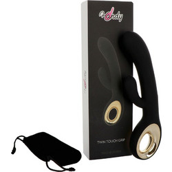 Toyz4lovers Handy Twin Touch Grip Vibrator Black