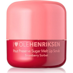 Ole Henriksen Pout Preserve Sugar Melt Exfoliating Strawberry Sorbet Lip Scrub με Χρώμα 8gr