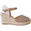 Zak Shoes Καλοκαιρινές Γυναικείες Πλατφόρμες Εσπαντρίγες Κλειστές Ψηλές Ψάθινες Μπεζ SD31047