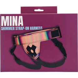 Mina Shimmer Harness Strap On Χρυσό