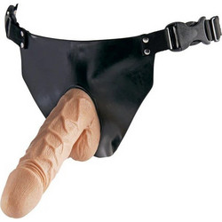ToyJoy Superwoman Harness Strap On με Dildo 18cm Flesh