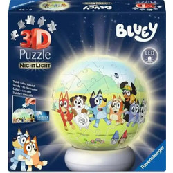 Παιδικό Puzzle Ravensburger 3D Nightlight Bluey 73 Κομμάτια