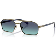 Vogue VO4356S 51374S Ανδρικά Γυαλιά Ηλίου Τετράγωνα Μεταλλικά Γκρι με Μπλε Φακό