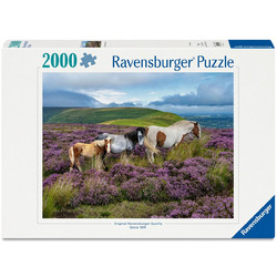Puzzle Ravensburger Wild Horses 2000 Κομμάτια