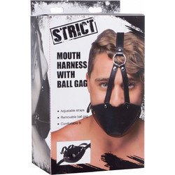 Master Series Strict Mouth Harness with Ball Gag Φίμωτρο