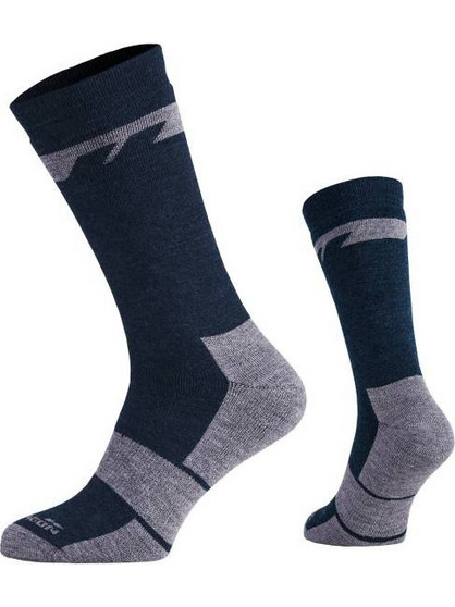 Pentagon Alpine Merino Ανδρικές Κάλτσες Ψηλές με Σχέδια Navy Μπλε EL14017-05