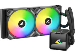 Sharkoon S50 Black Υδρόψυξη CPU 120mm ARGB για Socket AM4 / 1700 / AM5 / 1851