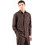 Vittorio Artist Feramo Ανδρικό Πουκάμισο Βαμβακερό Ριγέ Μακρυμάνικο Κανονική Γραμμή Καφέ 300-2526